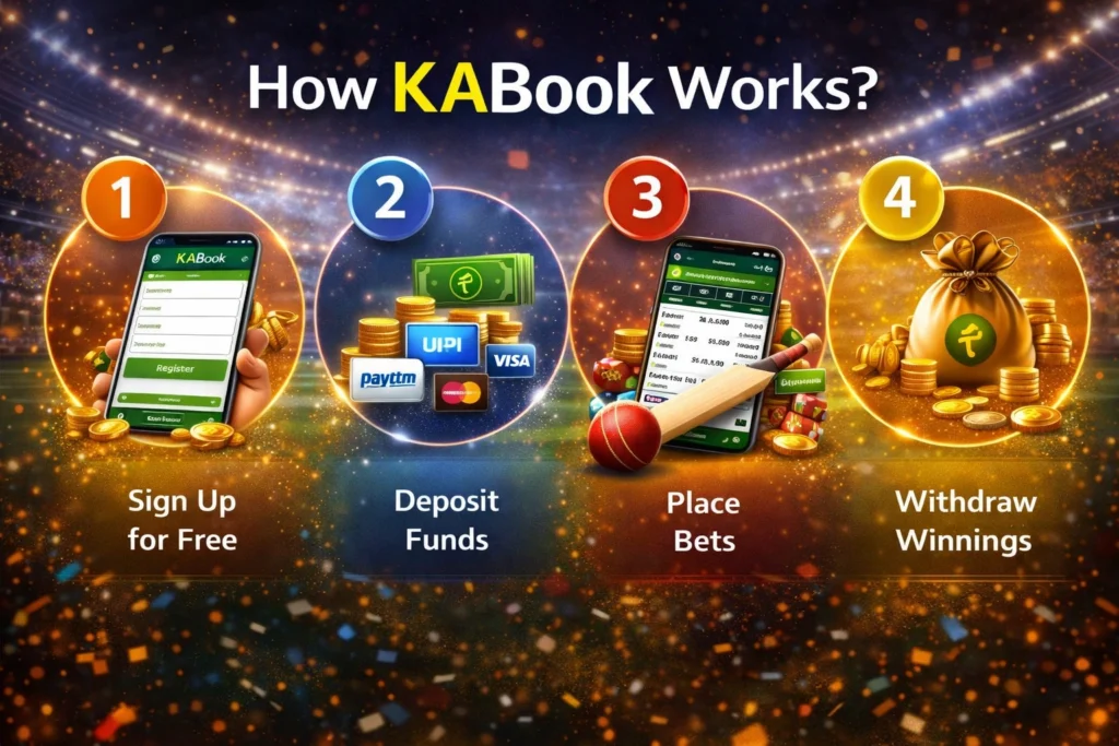 How KABook works best online betting platform steps register deposit place bet withdraw winnings mobile interface