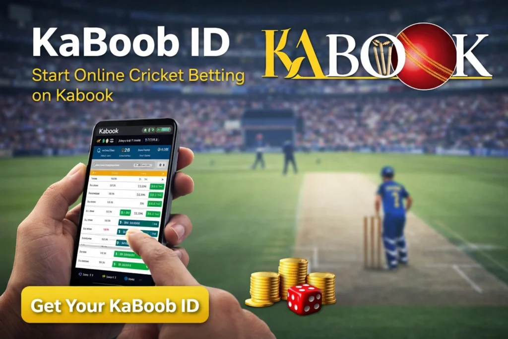 KaBoob ID on Kabook platform for online cricket betting with live match odds and mobile betting interface